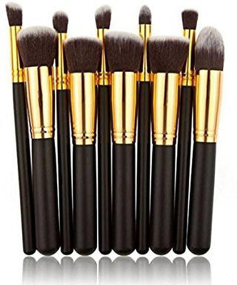 zukrave Synthetic Makeup Brush Set (Pack of 10)(Pack of 10)