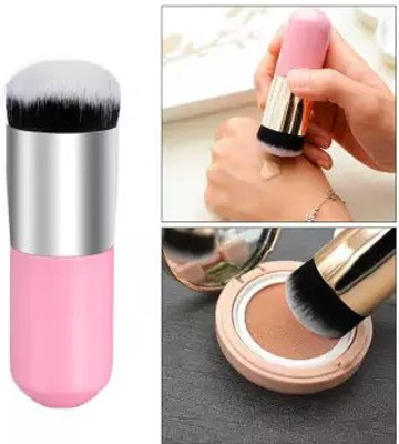 INDIANA HUDA ULTRA SOFT AND SYNTHETIC BRISTLE ROUND SHAPE PREMIUM FOUNDATION MAKEUP BRUSH(Pack of 1)