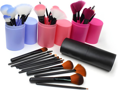 Zqugi THE Premiers Soft Makeup Brushes Set With Box For Eye & Face Makeup(Pack of 12)