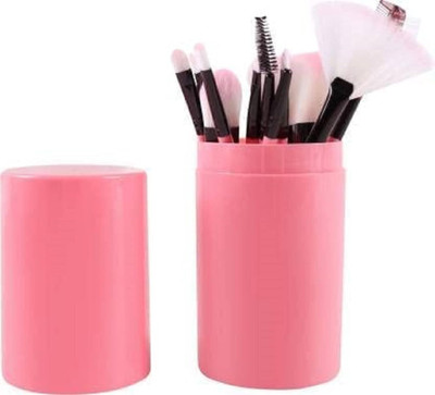 MISTY ALLE 12 Pcs Dabbi Brushes With 6 in 1 Beauty Blendeer Puff Set(Pack of 12)