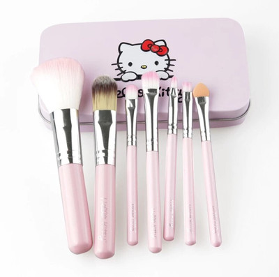 Sarbeau Makeup Brush Set 7Pc Authentic Makeup Mini Brush Kit (Pack of 7)(Pack of 7)