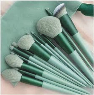 Toywua 13pc Makeup BrushSet with soft fluffy pouch Set of 13(Pack of 13)