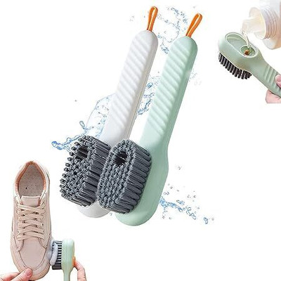 CITYCART Shoe Washing Brush Soft Laundry Cleaning Brush (Multicolor)(1,PC) Brush(15 ml, Multicolor)