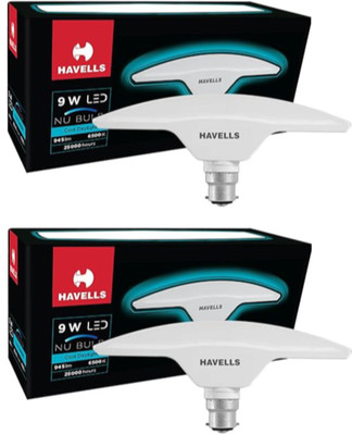 HAVELLS 9 W Basic T-Bulb B22 LED Bulb(White, Pack of 2)