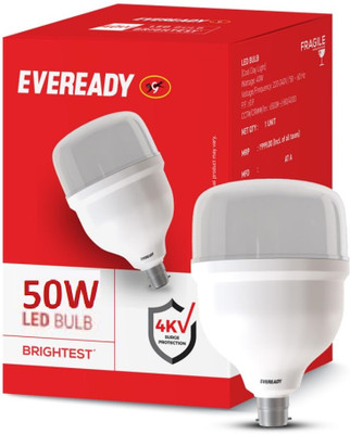 EVEREADY 50 W Basic Standard B22 LED Bulb(White)