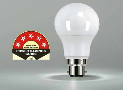 Sunever 9 W Round B22 LED Bulb(White)