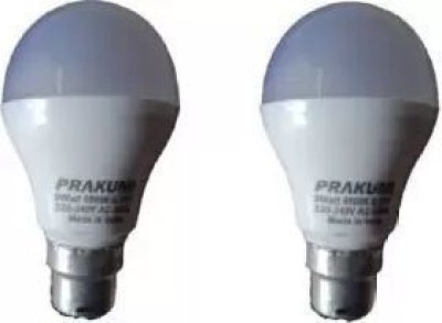 prakumi enterprises 9 W Arbitrary B22 LED Bulb(White, Pack of 2)