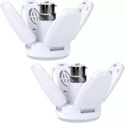 spark world 25 W Basic Standard B22 LED Bulb(White, Pack of 2)