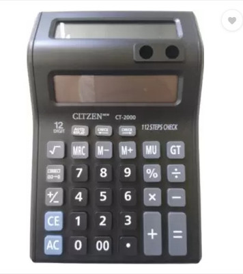 FENOZA CT-2000 Basic Calculator Standard Function Desktop Business 12 Digital Dual Screen Double Display Financial  Calculator(12 Digit)