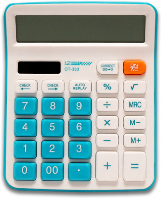 Villy 12 Digit Check & Correct Desktop Calculator Basic  Calculator(12 Digit)