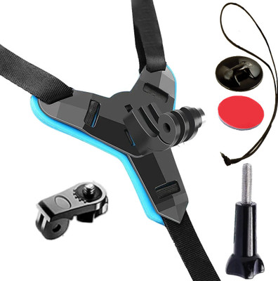 quikprof Helmet Stand Camera Mount(Black, Blue)