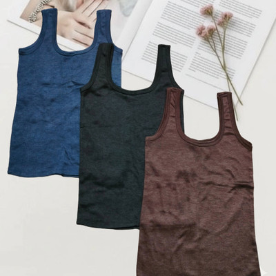 JazzyFashion Women Tank Top/Vest(Pack of 3)