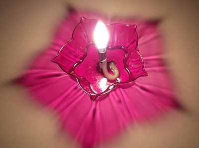 SOMUDEE Plastic (Pack of 24) Table Diya Set(Height: 2.5 inch)