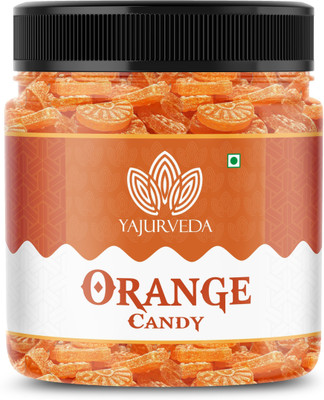 Yajurveda Orange Candy|Narangee Toffee|Orange Flavoured (Pack of ) Jar Pack Orange Candy(300 g)