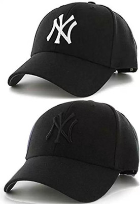 Amience Solid Sports/Regular Cap Cap(Pack of 2)