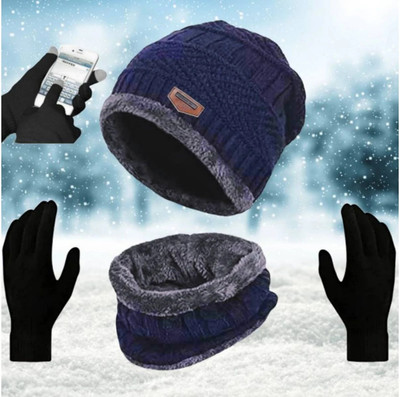 Winntressy Solid Beanie Cap