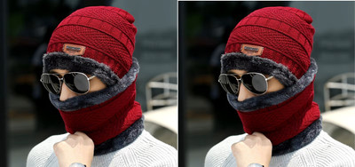PRIONSA Solid Beanie Cap