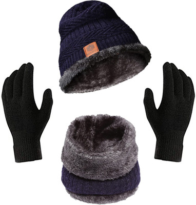 BOLDFIT CLOTHING Beanie Cap(Pack of 3)