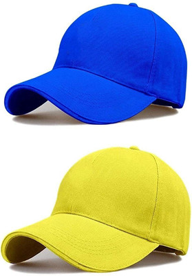 Ritoza Solid Sports/Regular Cap Cap(Pack of 2)