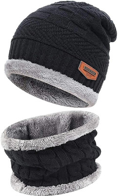DEZNA Beanie Cap(Pack of 2)