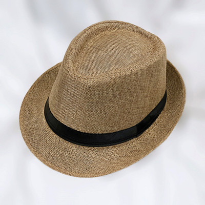 INFISPACE Fedora Hat(Beige, Pack of 1)
