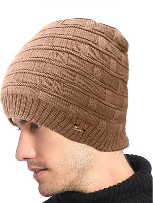 COOL INDIANS Self Design, Solid Skull Cap Cap