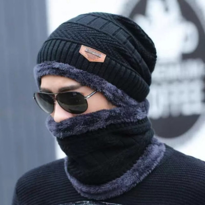 J S ENTERPRISES Self Design Beanie Cap