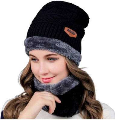 jim-Dandy Solid Beanie Cap(Pack of 2)