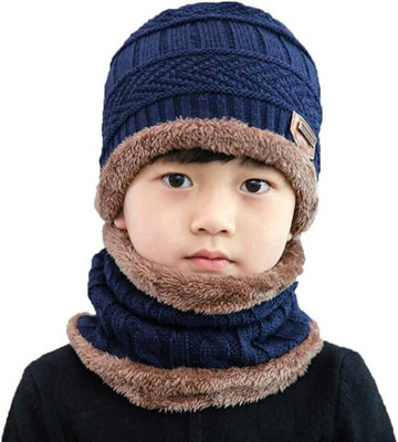 New Vastra Lok Woven Beanie Cap(Pack of 2)