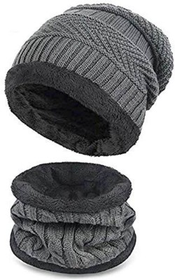 AdroitZ Woven Skull Cap Cap(Pack of 2)