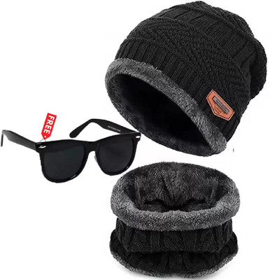 FLEXCYCAP Beanie Cap(Pack of 3)