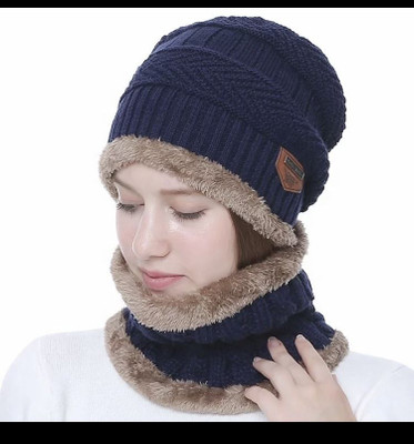 Winntressy Solid Beanie Cap