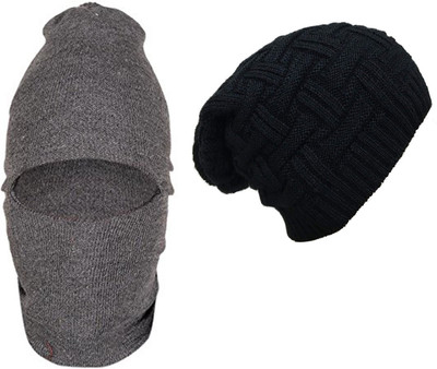 Shashank Soul Beanie Cap(Pack of 2)