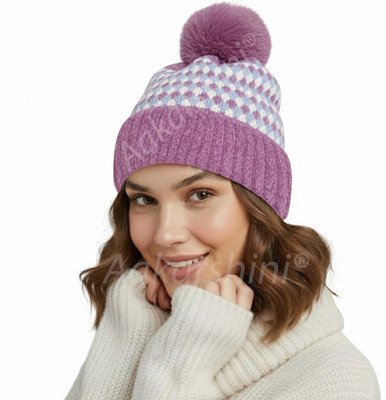 Aakarshini Checkered Skull Cap Cap