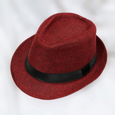INFISPACE Fedora Hat(Red, Pack of 1)