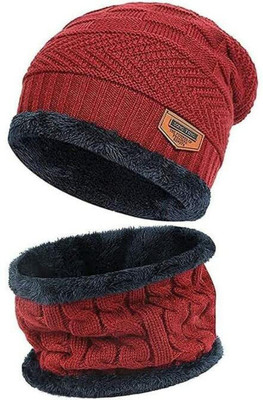 Evanden Woven Beanie Cap(Pack of 2)