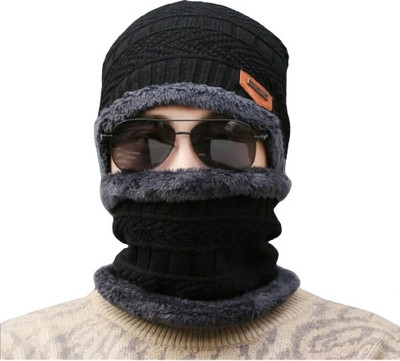 GOOD FRIENDS Woven Beanie Cap(Pack of 2)