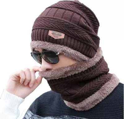 LOOM LEGACY Woven, Solid Beanie Cap