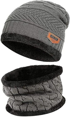 TruFlair Woven Beanie Cap(Pack of 2)