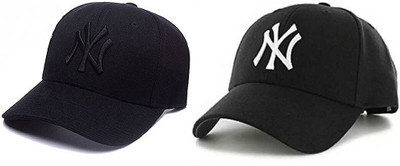 Amience Solid Sports/Regular Cap Cap(Pack of 2)