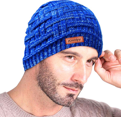 Knotyy Solid Beanie Cap