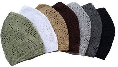 AYLO Self Design Prayer Cap Cap(Pack of 7)