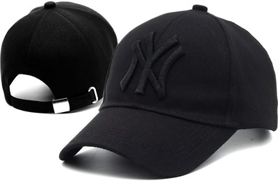 Rozti Solid, Self Design, Embroidered Sports/Regular Cap Cap