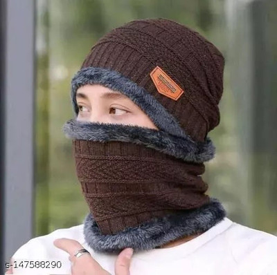 Winntressy Woven Beanie Cap
