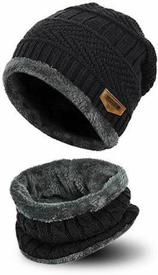 vactly Self Design Monkey Cap Cap(Pack of 2)