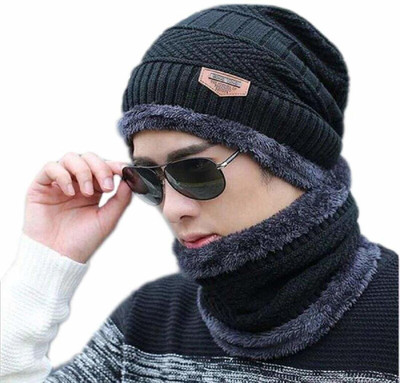 ziup Woven Beanie Cap(Pack of 2)