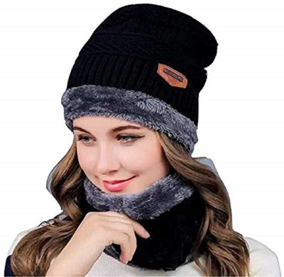 jim-Dandy Solid Beanie Cap(Pack of 2)