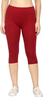 MYO Women Maroon Capri