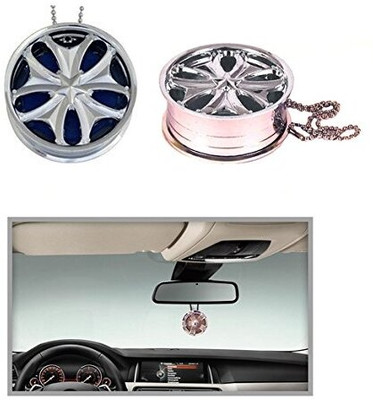 VACHASYA ALLOY WHEEL PERFUME SILVER Portable Car Air Purifier(SILVER)