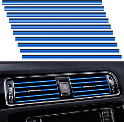 Everglow Car Air Conditioner Vent Outlet Trim Decoration Strip Car Beading Roll For Window Sill(5 m)